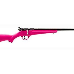 SAVAGE RASCAL YOUTH SINGLESHOT 22LR ACCU TRIGGER BLUED/PINK