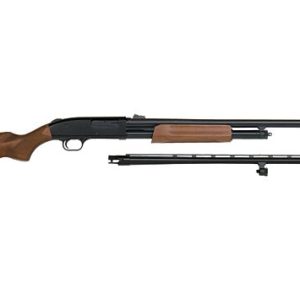 MOSSBERG 500 COMBO 12GA 3" 28" VR/24"RIFLED BLUED/HARDWOOD