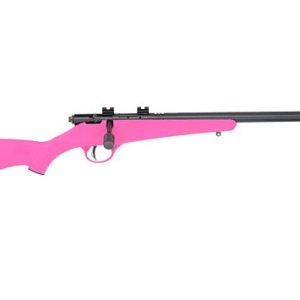 SAVAGE RASCAL FVSR SINGLESHOT YOUTH 22LR HB THREADED PINK