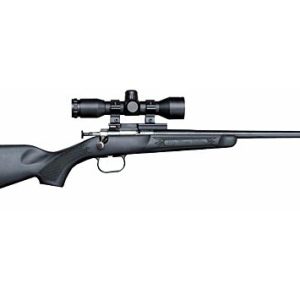 CRICKETT RIFLE G2 22LR BLUED/ BLACK SYNTH W/SCOPE AND CASE
