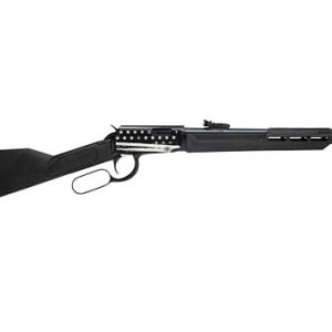 ROSSI RIO BRAVO 22LR LEVER 18" 15-SHOT BLACK SYN. US FLAG
