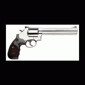 S&W 686 3-5-7 357 7" AS 7-SH SS UNFLUTED CYLINDER WOOD
