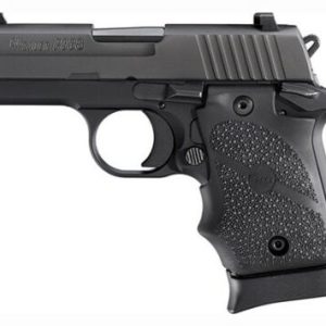 SIG P938 BRG 9MM 3" SAO SIGLITE (1)7RD RUBBER/BLACK