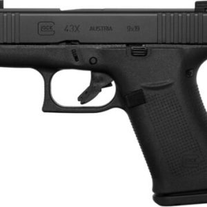 GLOCK 43X MOS 9MM FS 10-SHOT BLACK REBUILT