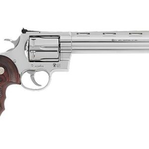 COLT ANACONDA 44MAG 8" SS SNAKE SCALE WOOD GRIPS (TALO)