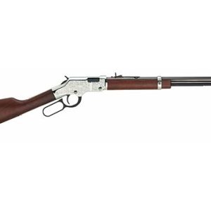 HENRY SILVER EAGLE 22WMR 20.5" OCTAGON WALNUT ENGRAVED