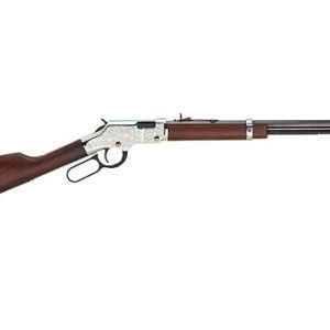 HENRY SILVER EAGLE 17HMR 20" OCTAGON WALNUT ENGRAVED