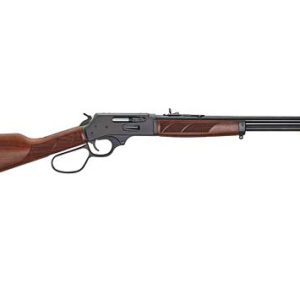 HENRY STEEL LEVER SIDE GATE 30-30 20" BLUED WALNUT LL