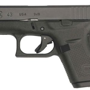 GLOCK 43 9MM LUGER FS 6-SHOT BLACK US MANUFACTURE G GUN